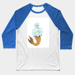 Handsome SquidMerMan Baseball T-Shirt